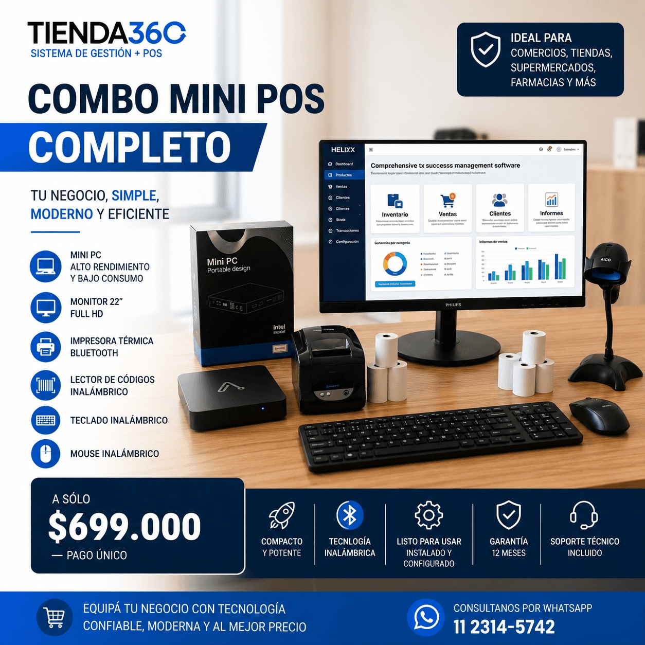 Combo comercio