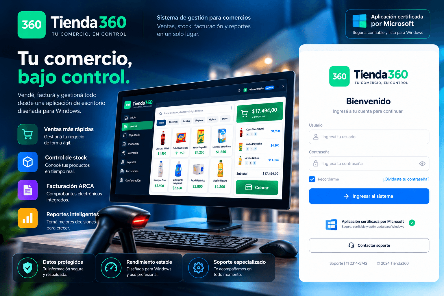 Todo tu comercio en un solo lugar en Tienda360